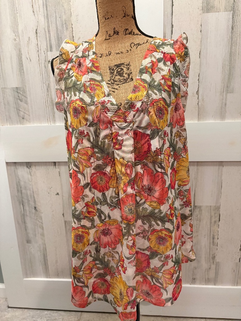 LANE BRYANT TOP 14/16 - MULTI-COLOR.